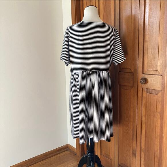 ASOS Stretch Striped Pullover Dress, Size 12 - Picture 3 of 5